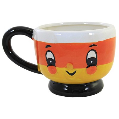Tabletop Candy Corn Cup Halloween Soup Coffee Mug Transpac  -  Drinkware
