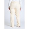 ELOQUII Women's Plus Size Slit Hem Faux Leather Pant - 4 of 4