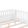 KWPZQEB Montessori Toddler Bed with Wood Slats for Kids, Wood Platform Bed with Safety Guardrails & and Detachable Fence - 4 of 4