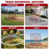 Baseball Pitching Rebounder ¨C 5 Adjustable Angles Portable Hitting & Fielding Net for Softball and Baseball Practice - 3 of 4