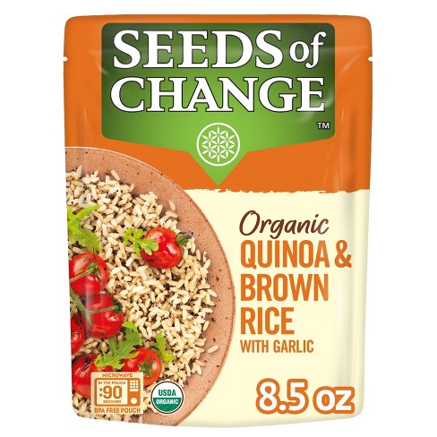 Seeds Of Change Organic Quinoa Brown Rice Microwavable Pouch 8 5oz Target