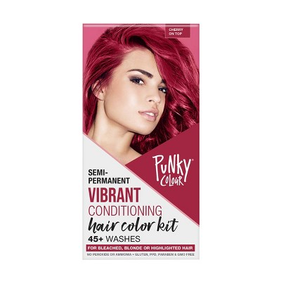 Punky Colour Semi-Permanent Hair Color Kit - Cherry On Top - 3.5oz