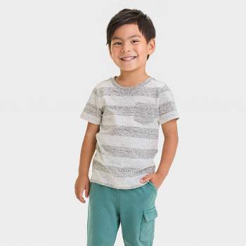 Toddler Boys' Short Sleeve Striped T-Shirt - Cat & Jack™