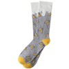 Men's Gray Color Novelty Socks - 3 of 3