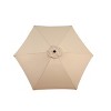 Sapphtopaz 9Ft Outdoor Patio Umbrella Market Table Umbrella 6 Sturdy Ribs with Crank and Push Button Tilt for Garden, Pool, Backyard - 4 of 4