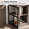 WhizMax Farmhouse TV Stand for 65 Inch TVs, Entertainment Center With Double Mesh Doors & Storage Cabinet, Rustic Media Console Table for Living Room - 4 of 4