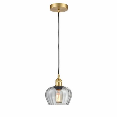Fenton - 1 Light Mini Pendant In Industrial Style-8.25 Inches Tall and 6.5 Inches Wide