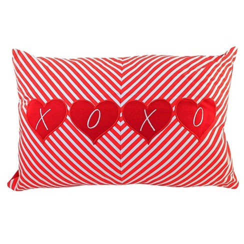 Red pillows target hot sale