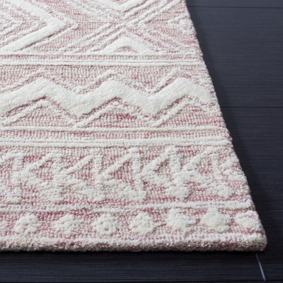 Ivory Elegance 6' Square Hand-Tufted Wool Area Rug