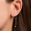 Ross-Simons 14kt Yellow Gold Ball Drop Threader Earrings - 4 of 4