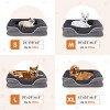 LAOTIES Orthopedic Memory Foam Pet Bed for Small Dogs And Cats,Washable Cover,Waterproof,Non Slip - 3 of 4