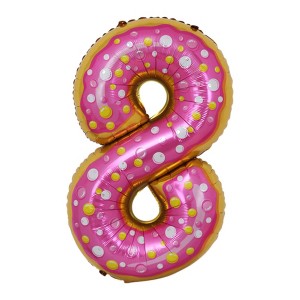 Unique Bargains 32 Inch Number 8 Helium Balloon Colorful 1 Pc : Target