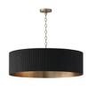 Capital Lighting Donovan 4 - Light Chandelier in  Black Stain/Matte Brass - 2 of 4