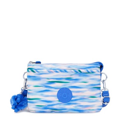 Kipling Riri Printed Crossbody Bag Diluted Blue : Target