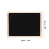 Unique Bargains Mini Wooden Chalkboard with Stand Black - 2 of 4