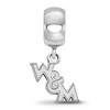 Black Bow Jewelry Sterling Silver College of William & Mary Tribe NCAA Bead Charm - 2 of 4