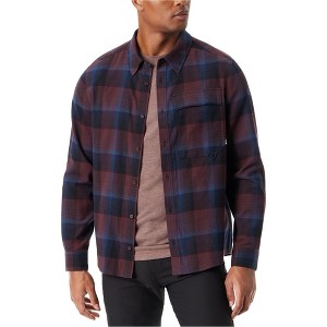 BASS OUTDOOR Mens Fitted Flannel Button Up Shirt - 1 of 2