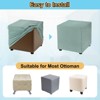 Unique Bargains Polyester Washable Stretch Thick Stool Protective Covers - 4 of 4