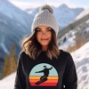 Simply Sage Market Women's Graphic Sweatshirt Snowboard With Stripes - 2 of 4