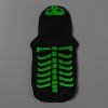 Skeleton Glow Reflective Halloween Hoodie Dog and Cat Costume - Boots & Barkley™ - 3 of 4