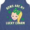JoJo Siwa Lucky Charm Graphic Sleeveless Aline Dress - Heather Navy - 2T - 2 of 3