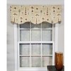 RLF Home Harbor Provance 3" Rod Pocket Lining Luxurious and Elegant Window Treatment Valance 50" x 15" Beige - 2 of 4
