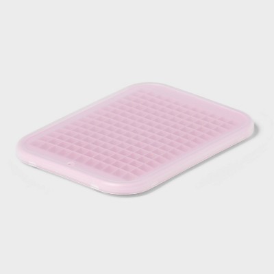 Silicone Crushed Ice Tray with Lid Pink - Room Essentials™