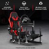 Dardoo F1 Sim Racing Cockpit with Red Ergonomic Seat. Enhanced Stability for Logitech G29, Thrustmaster T300 & Fanatec.Not Include Wheel, Pedal - 4 of 4