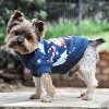 Doggie Design Combed Cotton Ugly Reindeer Holiday Dog Sweater- Blue - 2 of 3