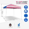 EAGLE PEAK Slant Leg Pop-up Canopy Tent Easy One Person Setup Instant Outdoor Beach Canopy Folding Portable Sports Shelter - 3 of 4