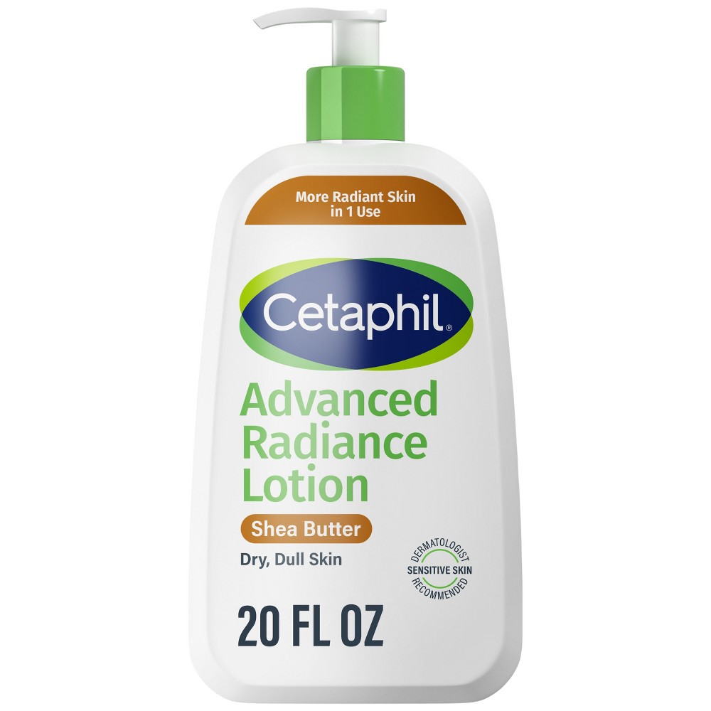 Photos - Cream / Lotion Cetaphil Advanced Radiance Body Lotion for Dry Skin with Shea Butter - Unscented - 20 fl oz 
