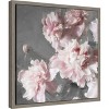 Amanti Art Pink Peonies on Gray II by Shawna Sullivan Canvas Wall Art Print Framed 16 x 16-in. - 3 of 4