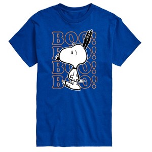 Men's - Peanuts - Boo Snoopy Scared Short Sleeve Graphic T-Shirt - 1 of 4