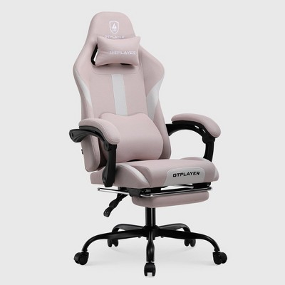 GTPLAYER Ergonomic Gaming Chair with Footrest, Lumbar Support, Breathable Computer Chair with Pocket Spring Cushion, Chairs for Adults