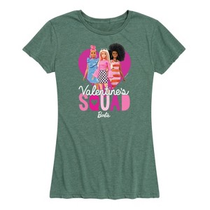 Women's - Barbie - Valentine's Squad Short Sleeve Graphic T-Shirt - 1 of 4