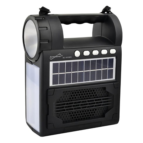 Solar best sale powered speaker