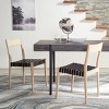 Eluned Leather Dining Chair (Set Of 2)  - Safavieh - 3 of 4