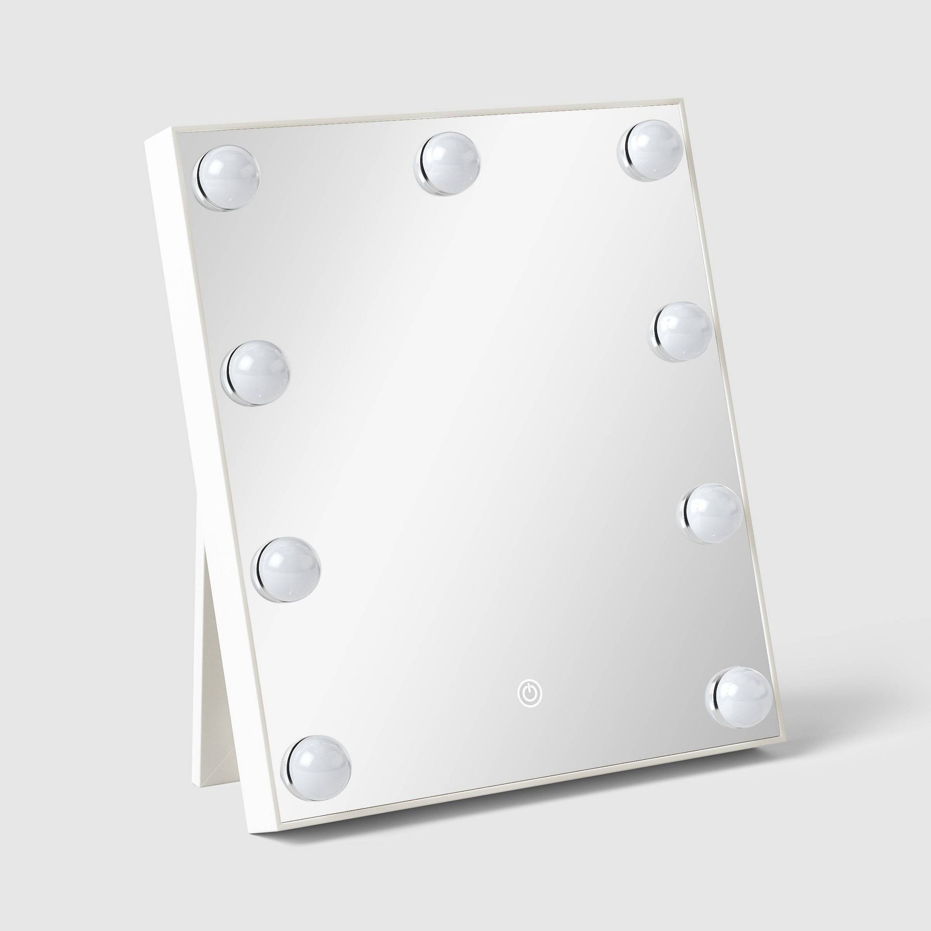 15"x17" Marquee Vanity Mirror Rebel Darling True White - Room Essentials™