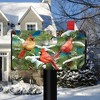 Snowy Cardinals Winter Magnetic Mailbox Cover Pine Cones Standard Briarwood Lane - 2 of 3