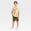 Boys' Mickey Mouse & Friends Short Sleeve Graphic T-Shirt - Cream - 4 of 4
