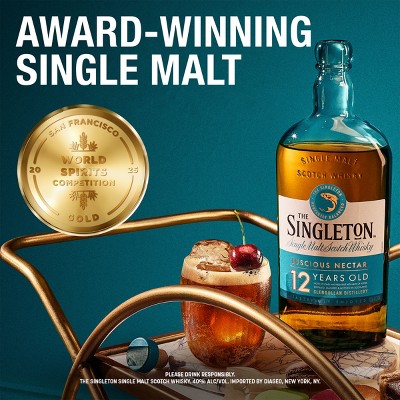 Singleton of Glendullan 12yr Single Malt Scotch Whisky - 750ml Bottle