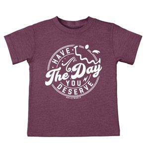 The Juniper Shop SmileyWorld Have The Day You Deserve Circle Toddler Short Sleeve Tee - 1 of 4