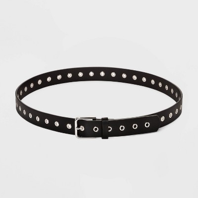 black grommet belt