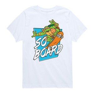 Boys' - Teenage Mutant Ninja Turtles - So Board Short Sleeve Graphic T-Shirt - 1 of 4