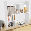 YIYIBYUS Desktop Bookshelf, Desktop 3-Tier Desk Display Rack, Black/White - 2 of 4