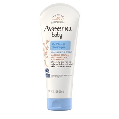 Aveeno Baby Eczema Therapy Nighttime Moisturizing Balm, Soothes & Relieves  Dry, Itchy Skin - 1oz : Target