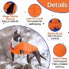 Dog Puffer Jacket Warm Dog Coat - Ultra Lightweight Windproof Vest for Dogs Winter Coats with Hook & Loop, Non-Shedding Easy on/Off - 4 of 4
