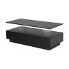 CAVINAS Modern Nesting Side Table Round Coffee Table with Storage Drawer, Center Table for Living Room, Bedroom - 3 of 4
