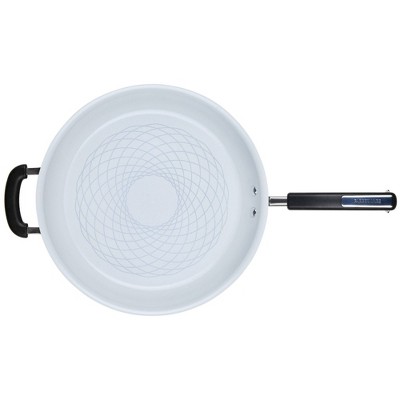 Farberware Eco Advantage 12.5" Nonstick Ceramic Deep Frying Pan with Helper Handle