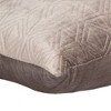 Parkland Collection,Aleta Transitional Quilted Olive Pillow - 4 of 4